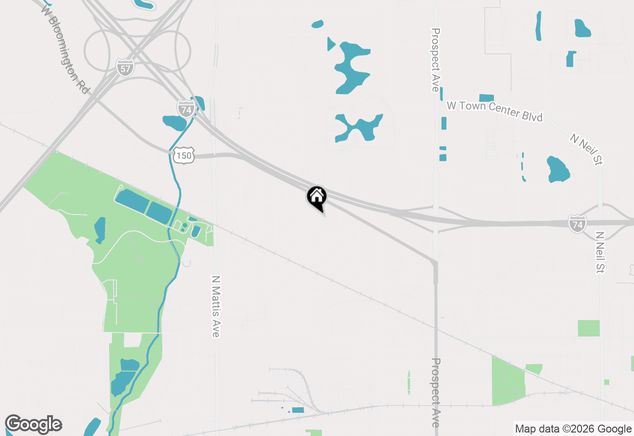 Map of 1811 Melanie Lane, Champaign, IL 61821