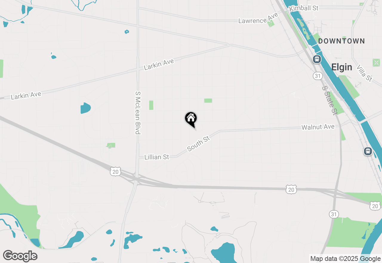 Map of 229 S Edison Avenue, Elgin, IL 60123