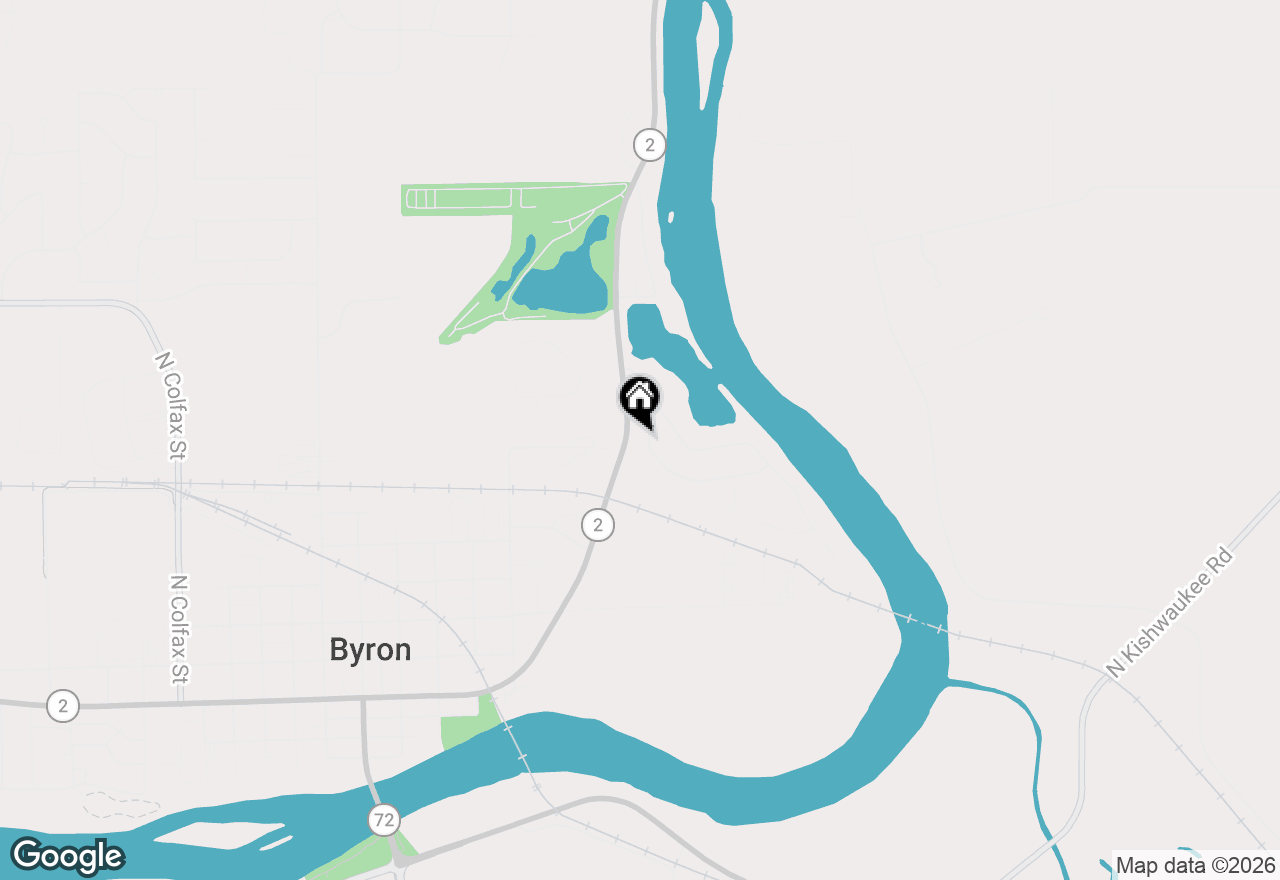 Map of 4973 E Lawnside Drive, Byron, IL 61010
