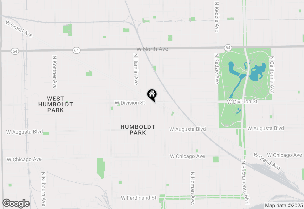 Map of 3657 W Division Street, Chicago, IL 60651