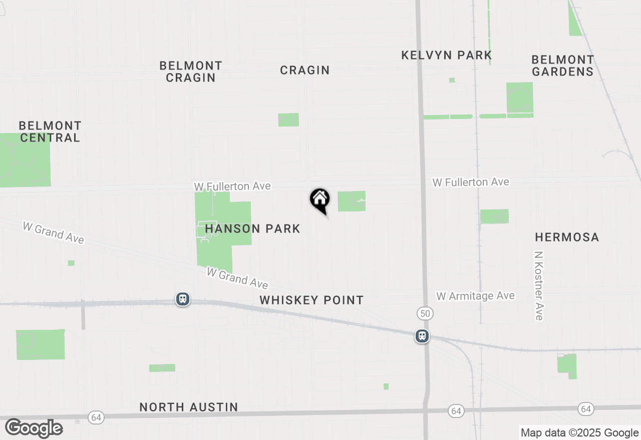 Map of 2244 N Leamington Avenue, Chicago, IL 60639