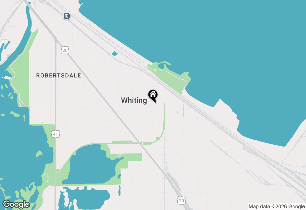 Map of 1540 119th Street #201, Whiting, IN 46394