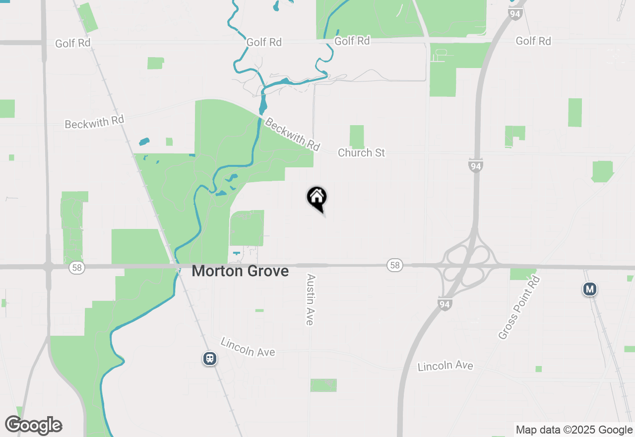 Map of 8933 Austin Avenue, Morton Grove, IL 60053