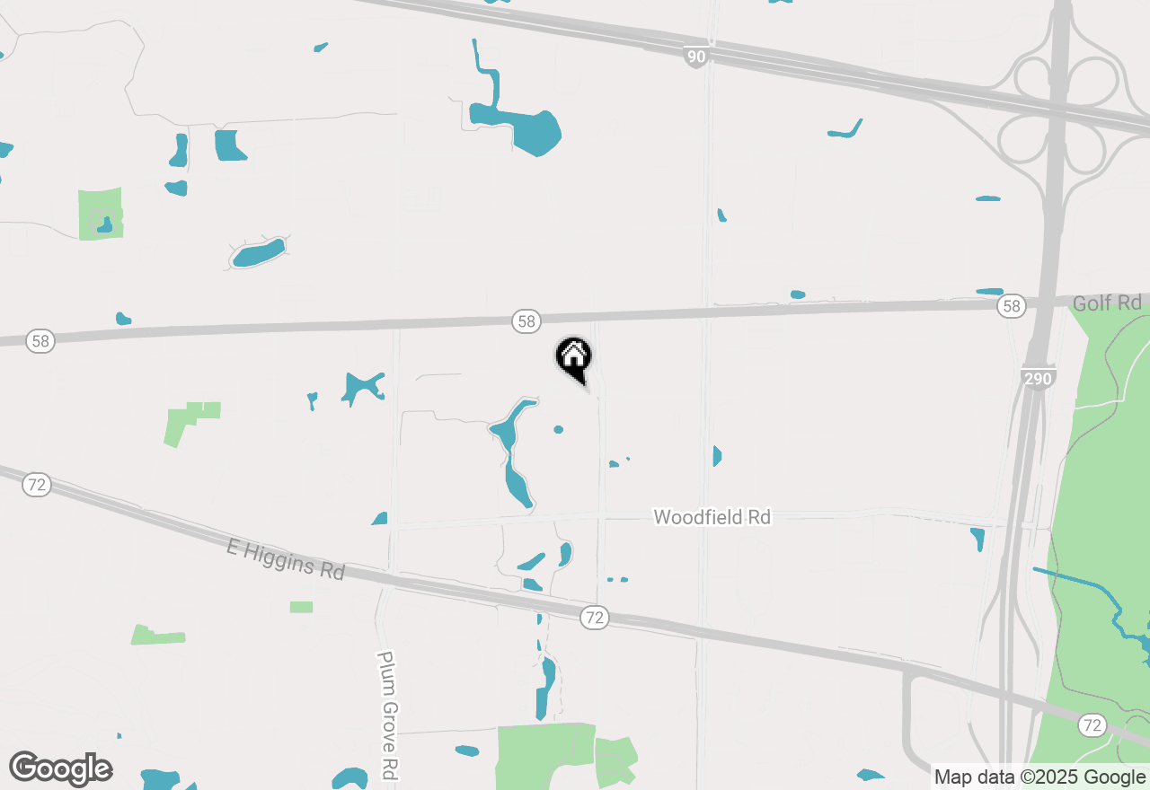 Map of 1292 Quadrant Lane, Schaumburg, IL 60173