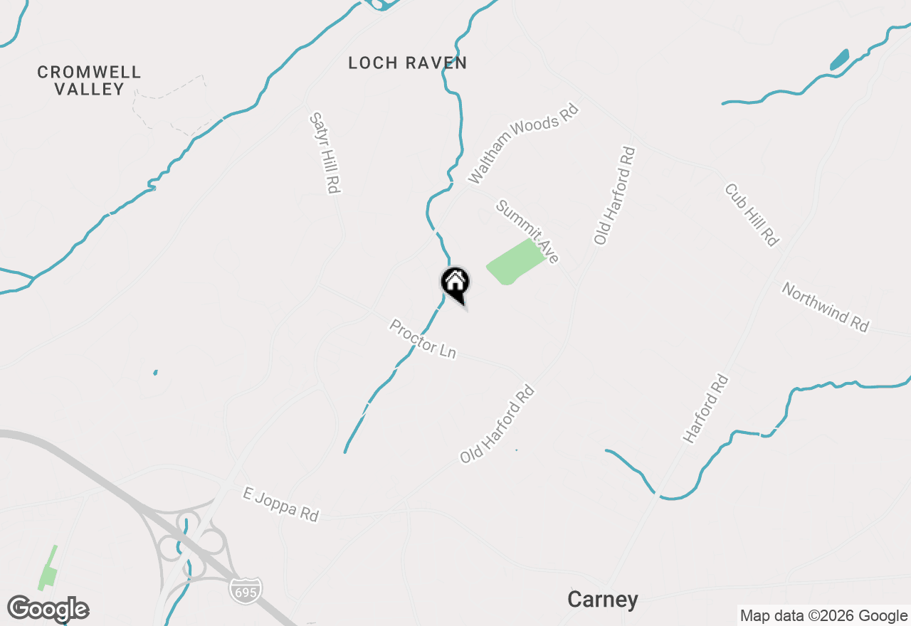 Map of 2613 Ebony Road, Baltimore, MD 21234