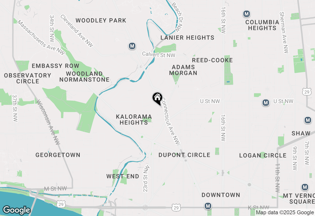 Map of 2138 California Street Nw #107, Washington, DC 20008