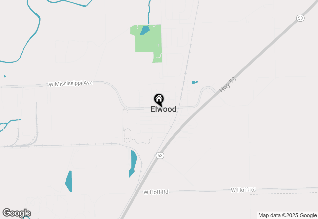 Map of 106 W Mississippi Avenue, Elwood, IL 60421