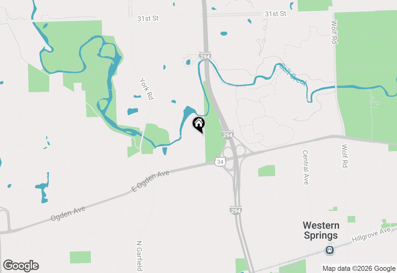 Map of 21 Spinning Wheel Road #12B, Hinsdale, IL 60521