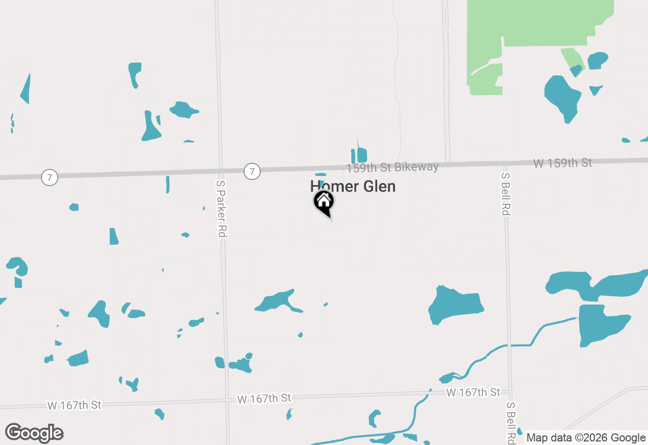 Map of 13230 Hidden Valley Drive, Homer Glen, IL 60491