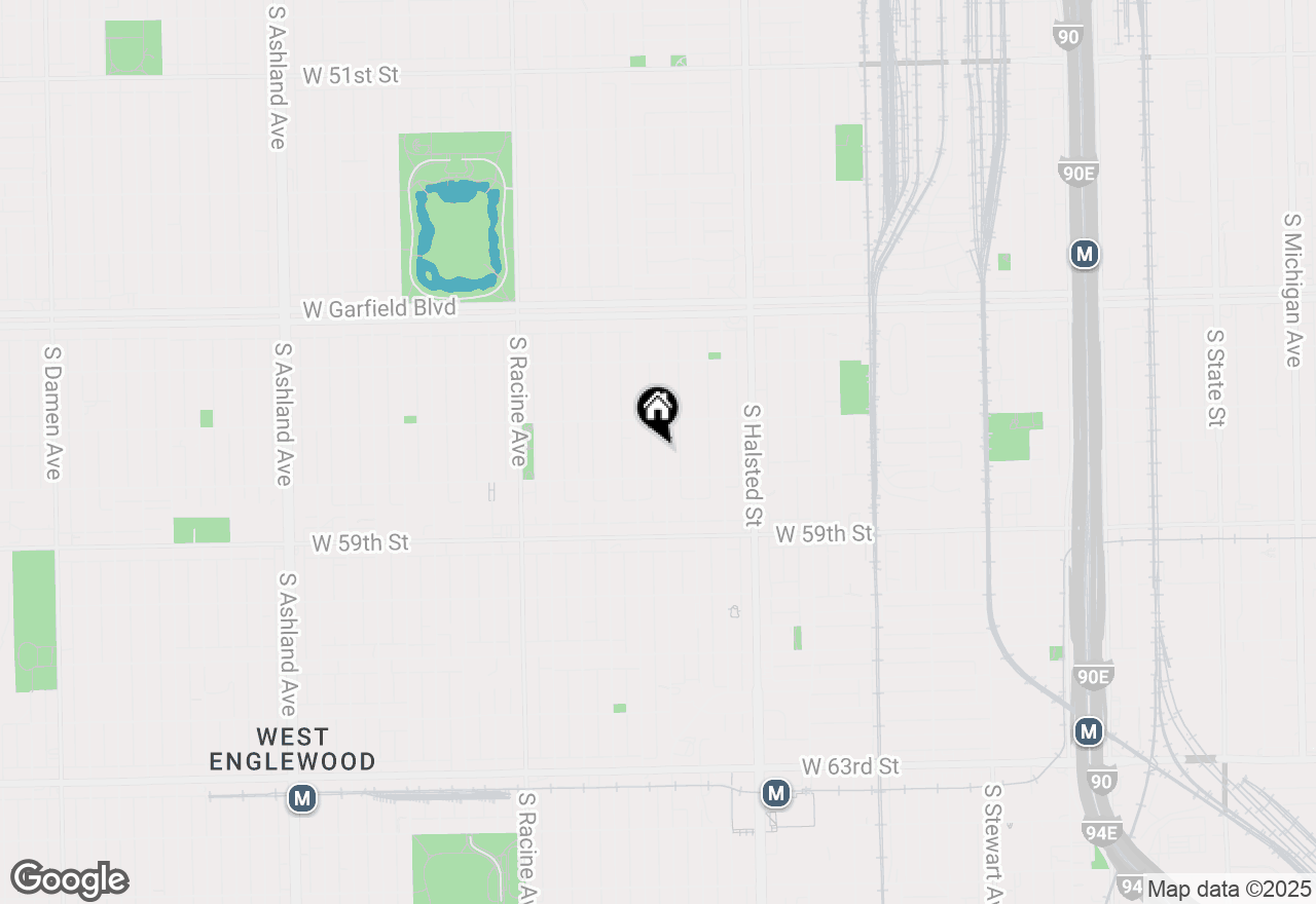 Map of 5732 S Sangamon Street, Chicago, IL 60621