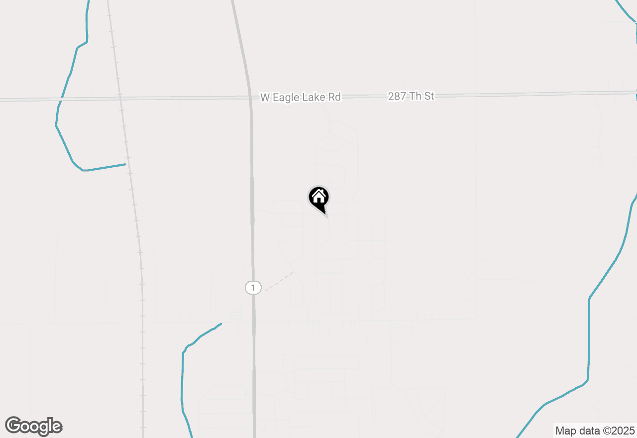 Map of 1665 Fox Hound Trail, Beecher, IL 60401