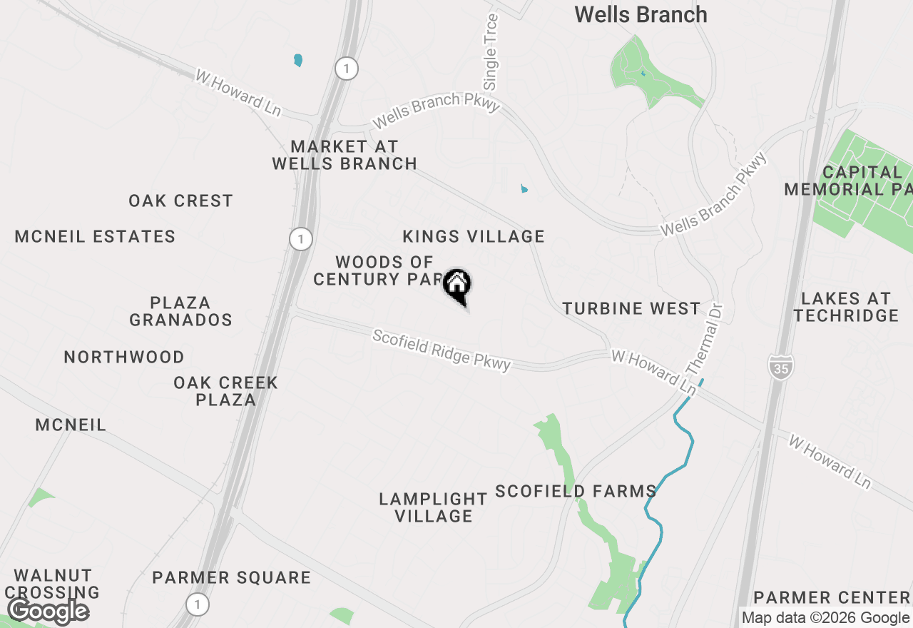 Map of 2225 Lou John St, Austin, TX 78727