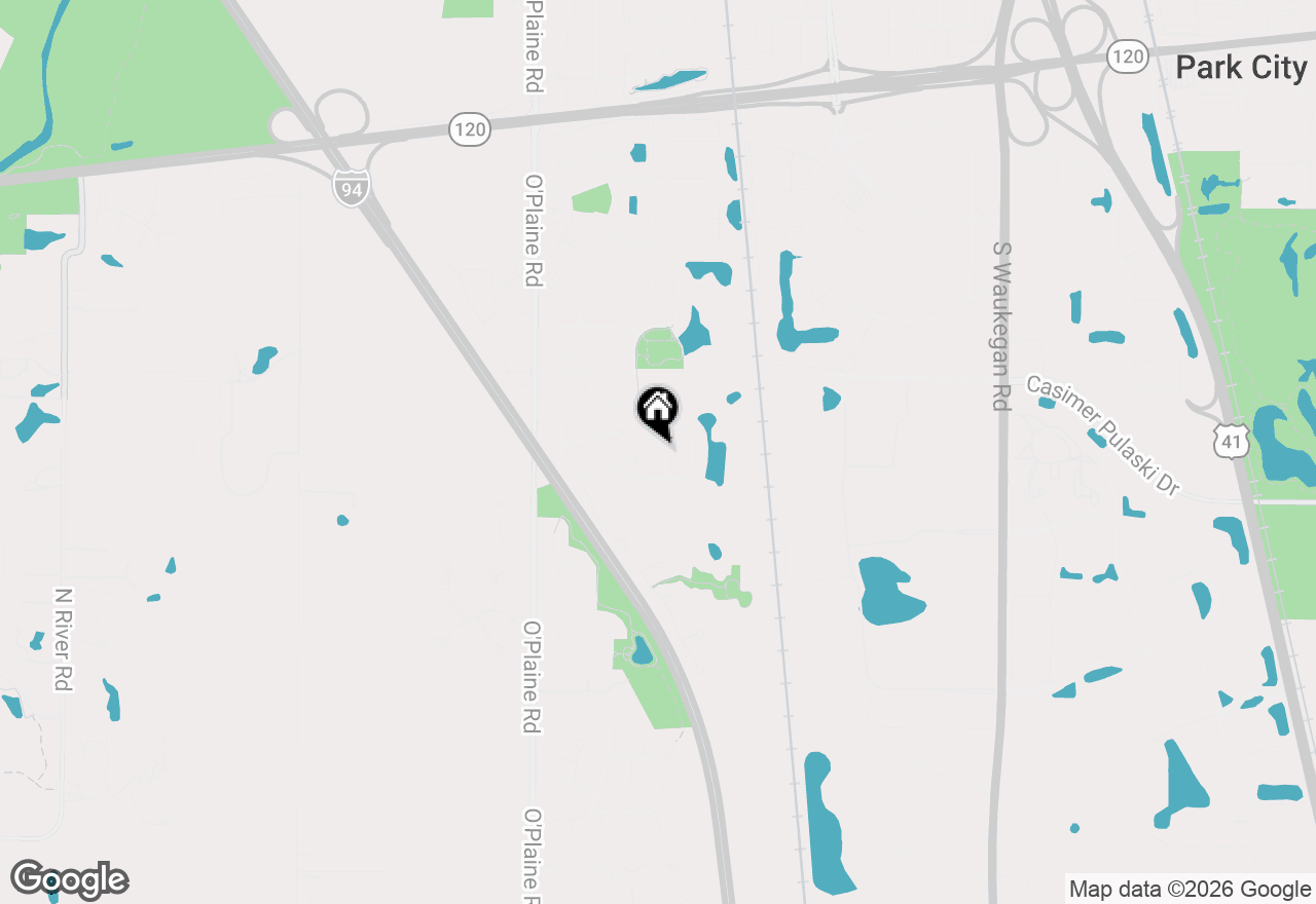 Map of 1334 S Pleasant Hill Gate, Waukegan, IL 60085