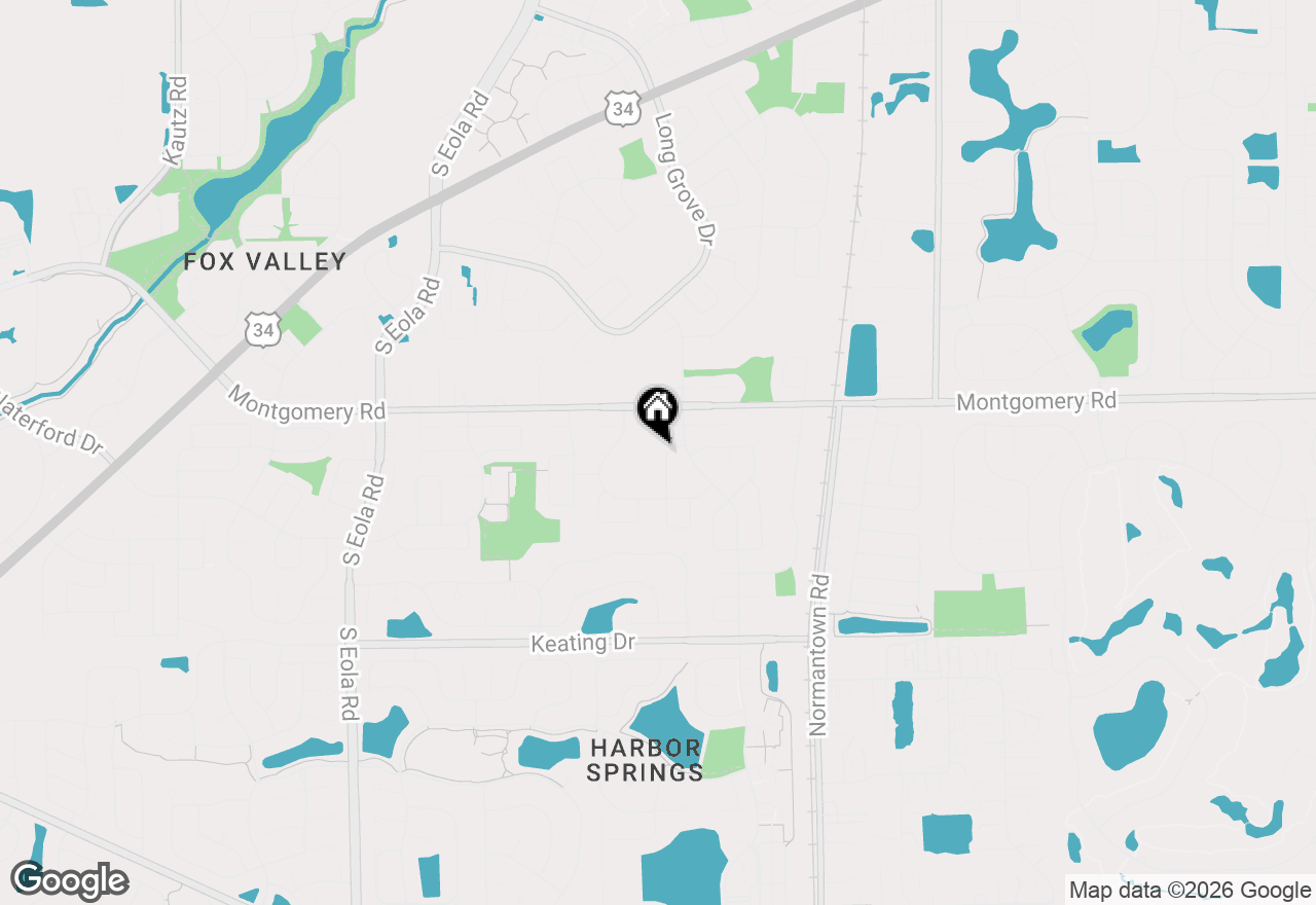 Map of 1423 Bangor Lane, Aurora, IL 60504