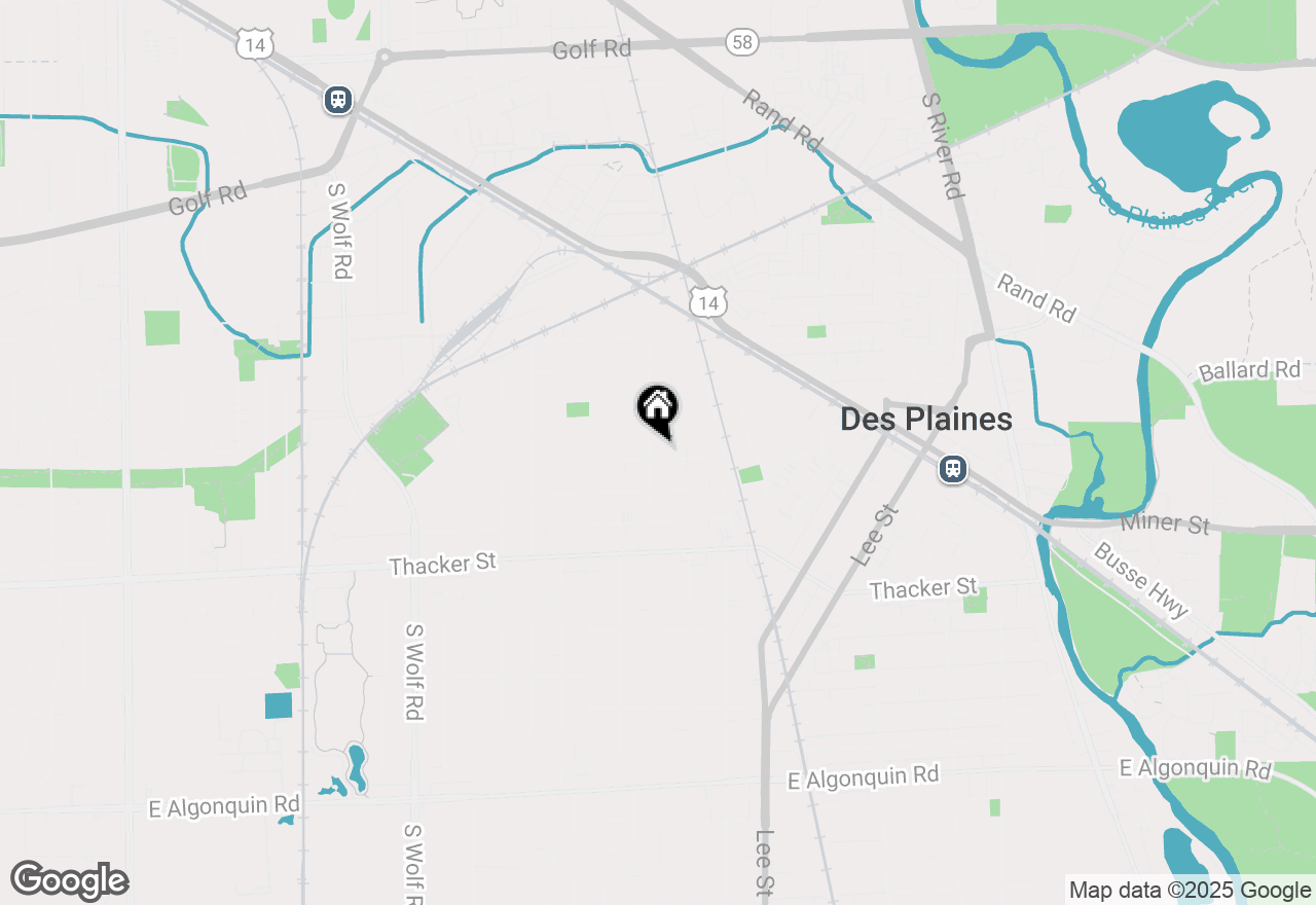 Map of 1014 Walter Avenue, Des Plaines, IL 60016