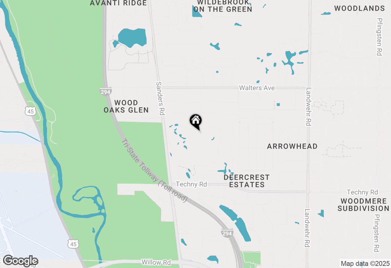 Map of 3851 Mission Hills Road #409, Northbrook, IL 60062