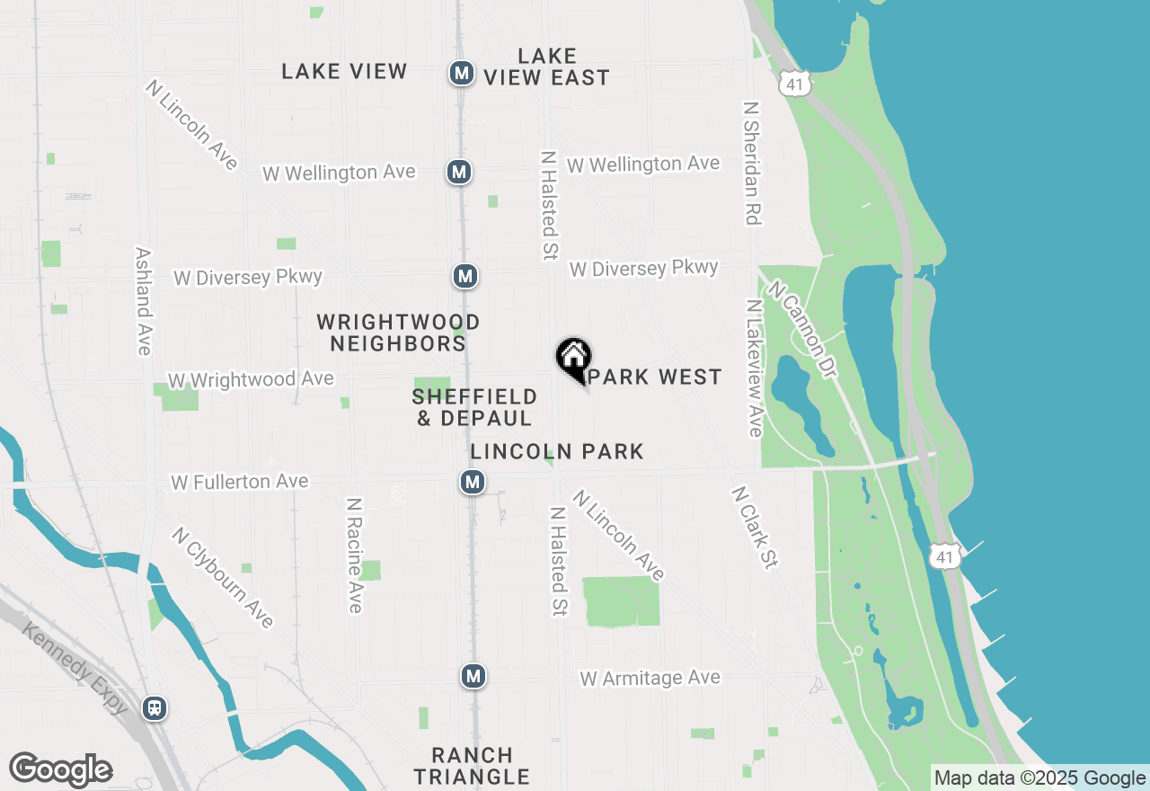 Map of 2530 N Burling Street, Chicago, IL 60614