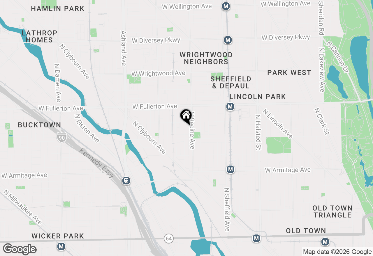 Map of 2239 N Magnolia Avenue #2, Chicago, IL 60614