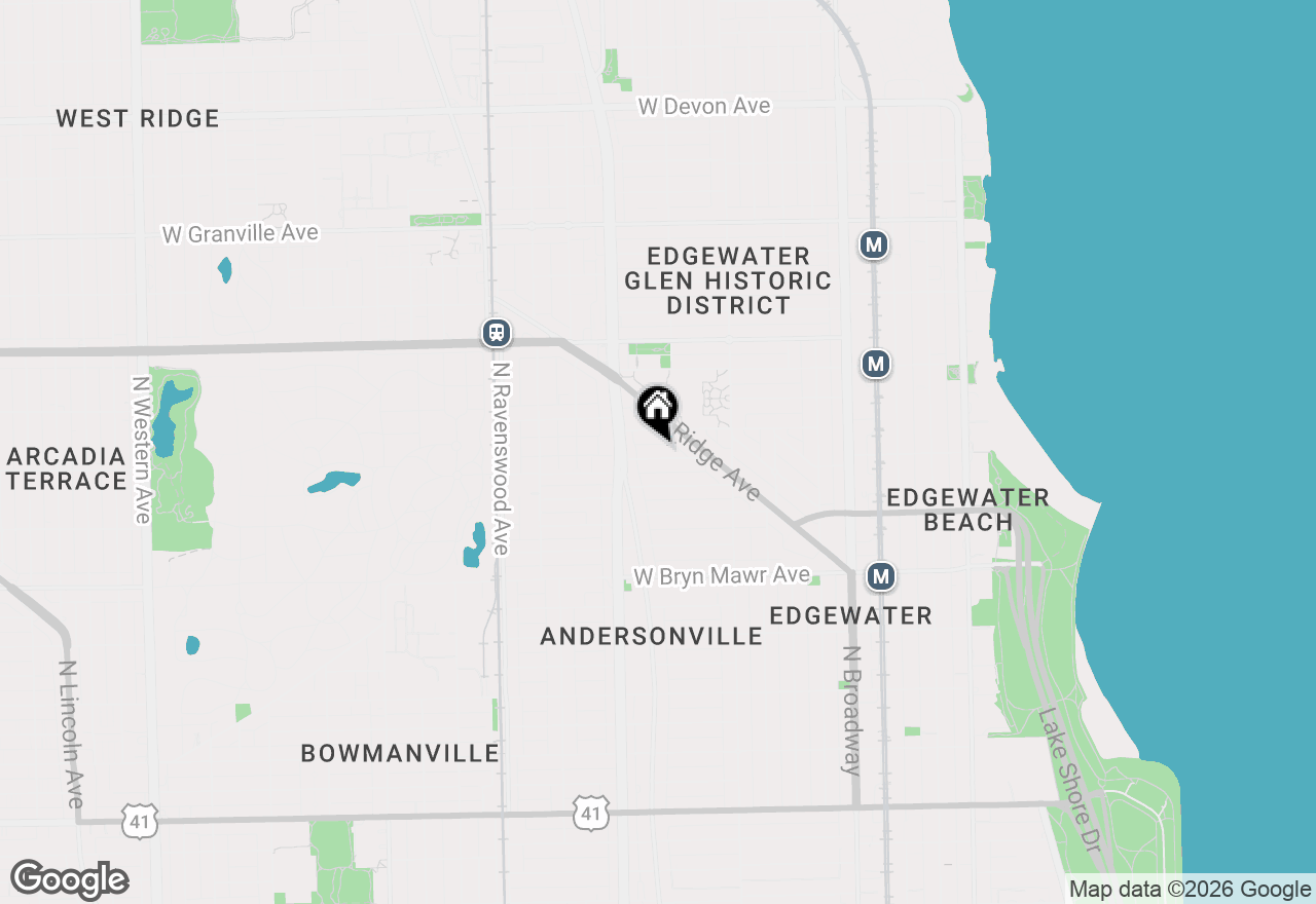 Map of 1514 W Victoria Street #3, Chicago, IL 60660