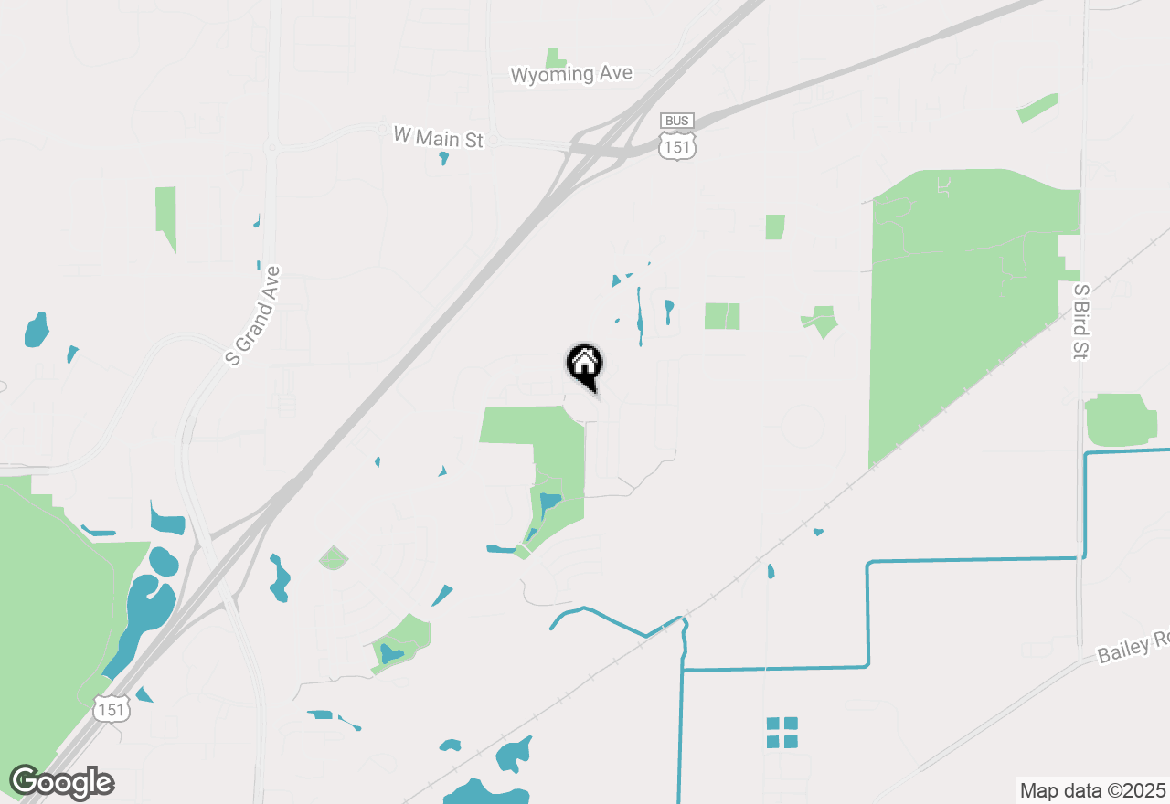 Map of 1117 Hickory Hills Drive, Sun Prairie, WI 53590
