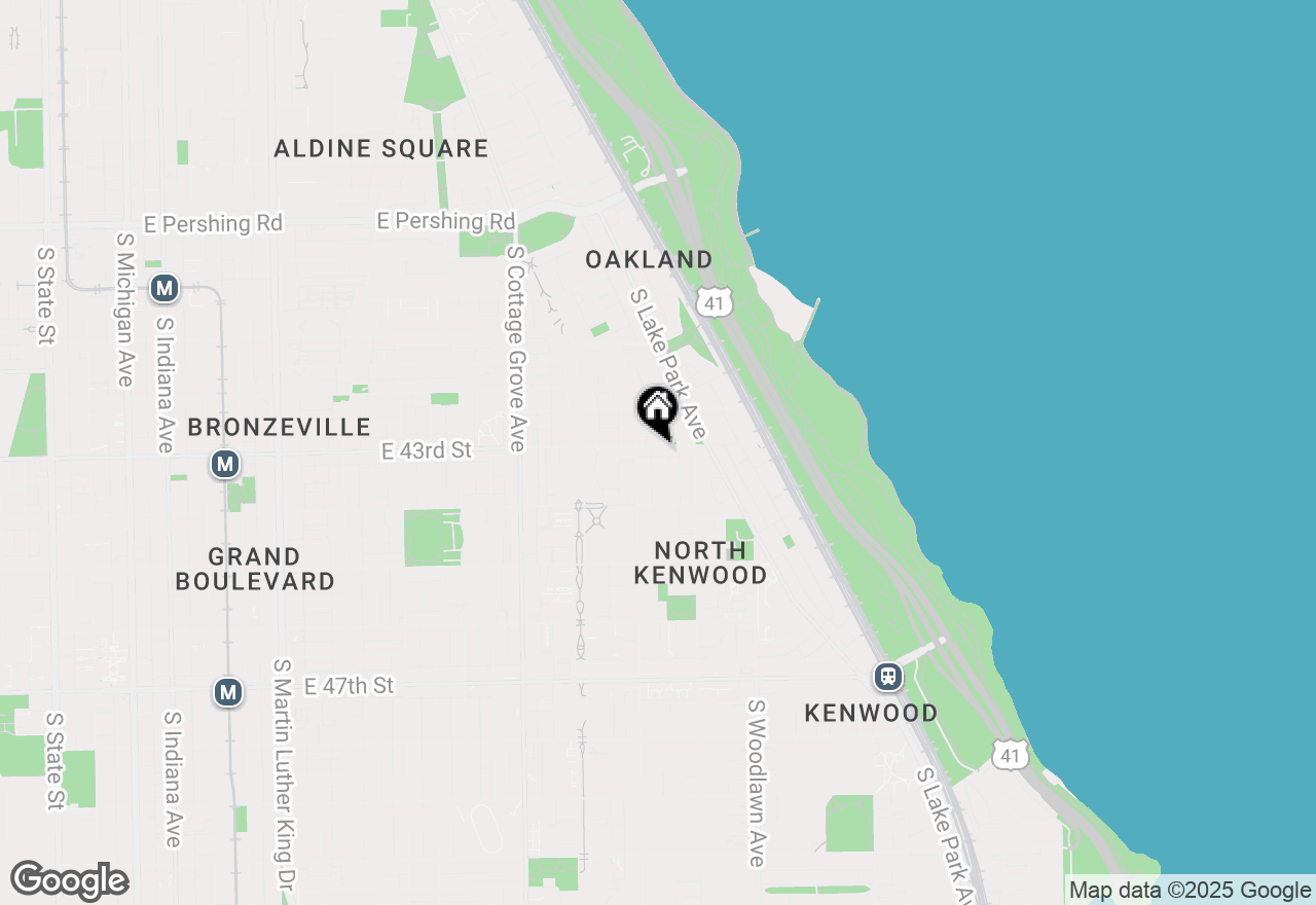 Map of 1015 E 43rd Street, Chicago, IL 60653