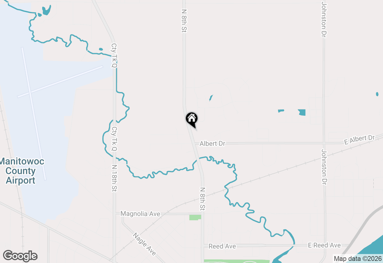 Map of 741 Northwood Ct, Manitowoc, WI 54220