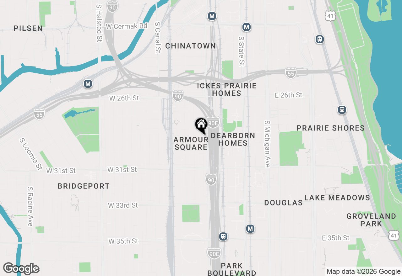 Map of 2843 S Wells Street #1E, Chicago, IL 60616