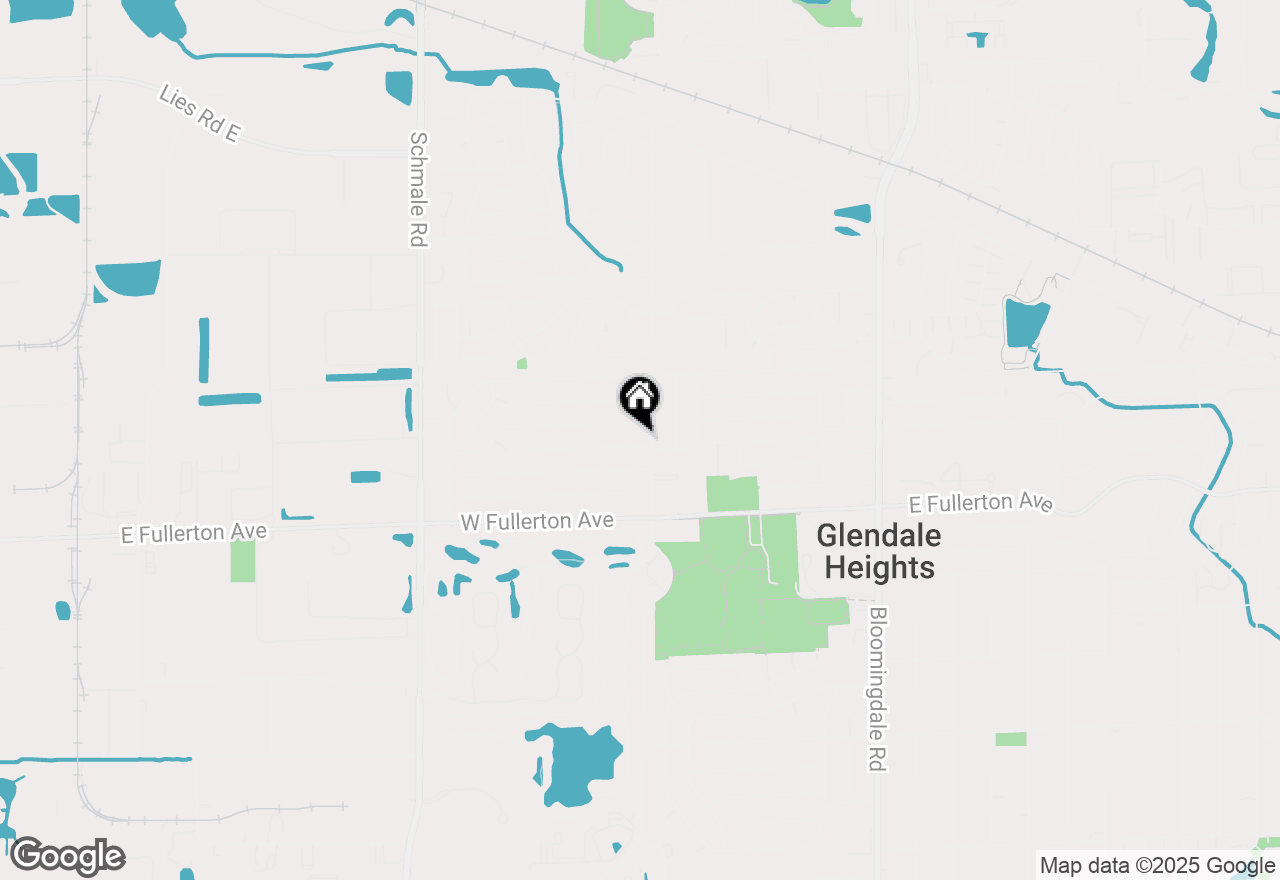 Map of 10 W Nevada Avenue, Glendale Heights, IL 60139