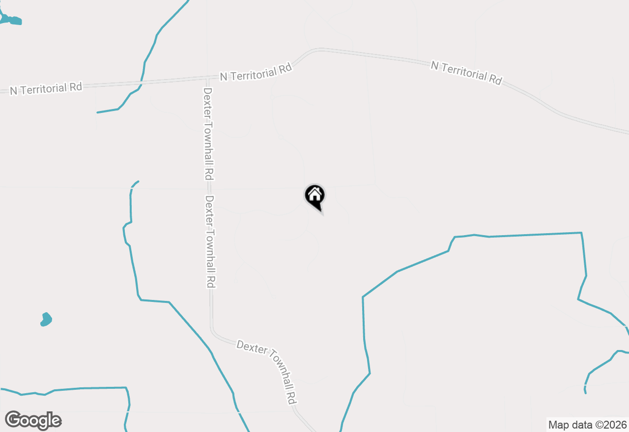 Map of 5876 Tyler Court, Dexter, MI 48130