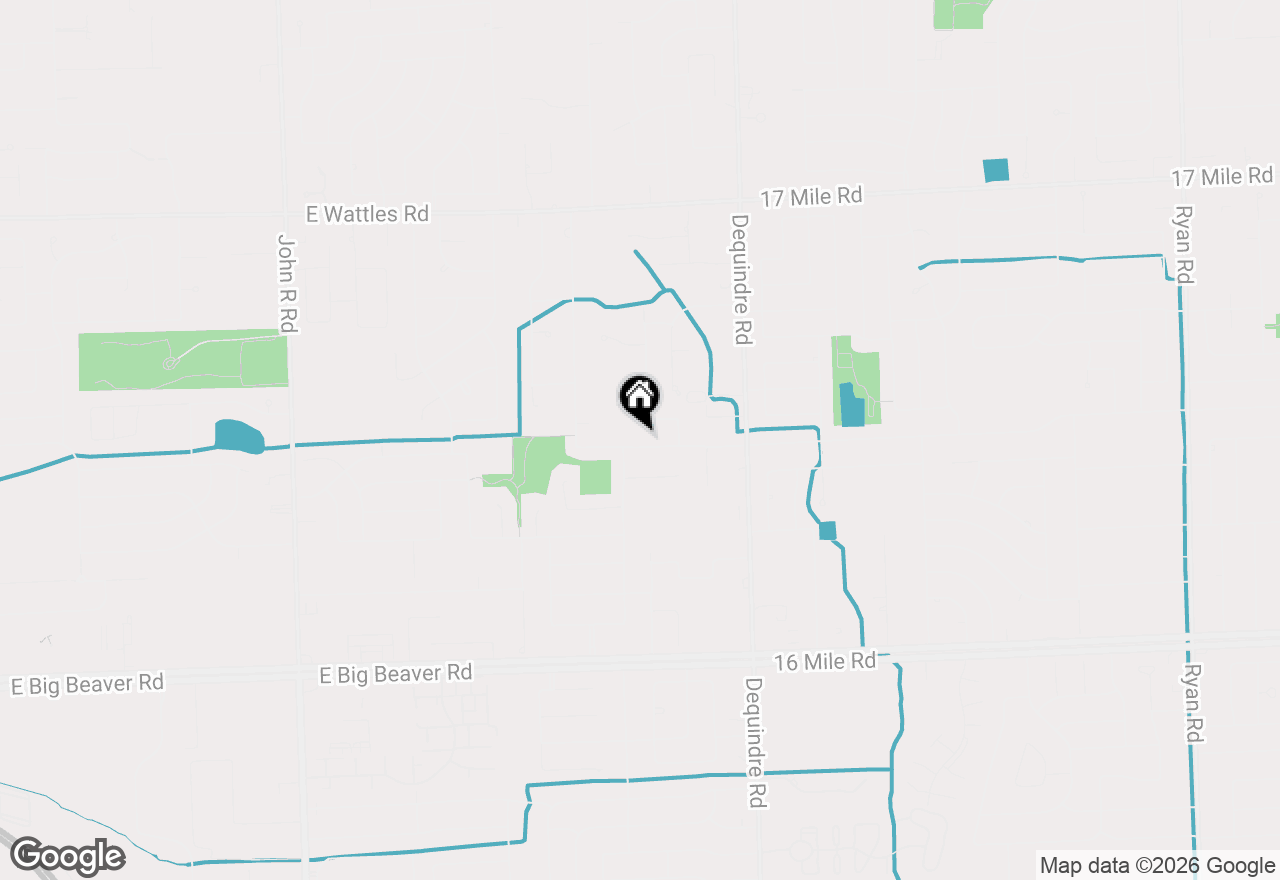 Map of 2771 Winter Drive, Troy, MI 48083