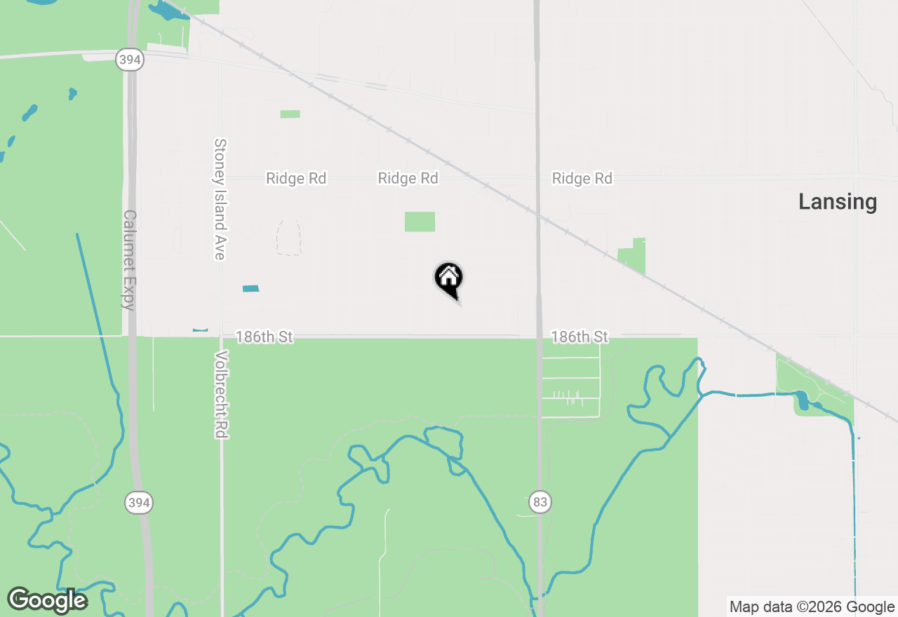 Map of 18525 Bock Road, Lansing, IL 60438