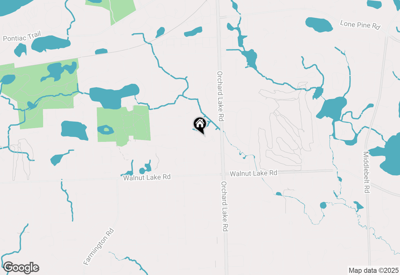 Map of 4163 Autumn Ridge Drive, West Bloomfield, MI 48323