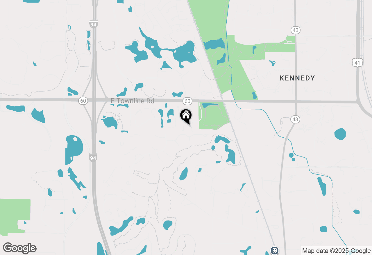 Map of 165 S Danbury Court, Lake Forest, IL 60045