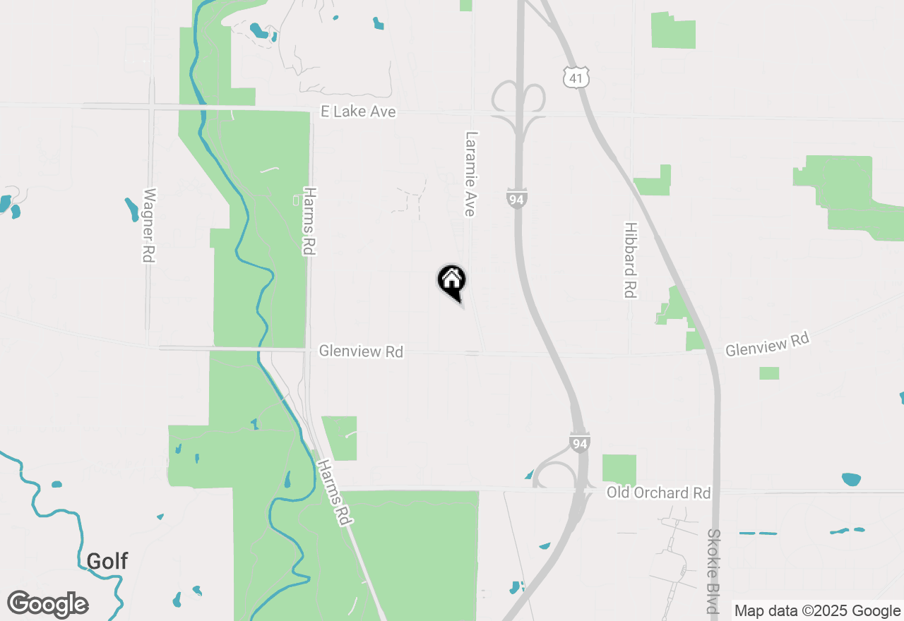 Map of 901 E Glenwood Road, Glenview, IL 60025