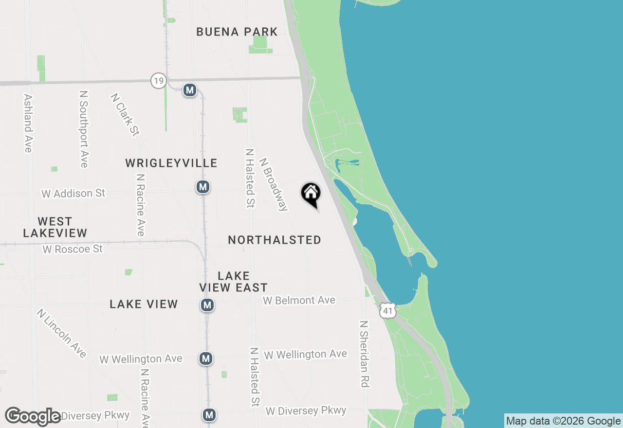Map of 555 W Cornelia Avenue #501, Chicago, IL 60657