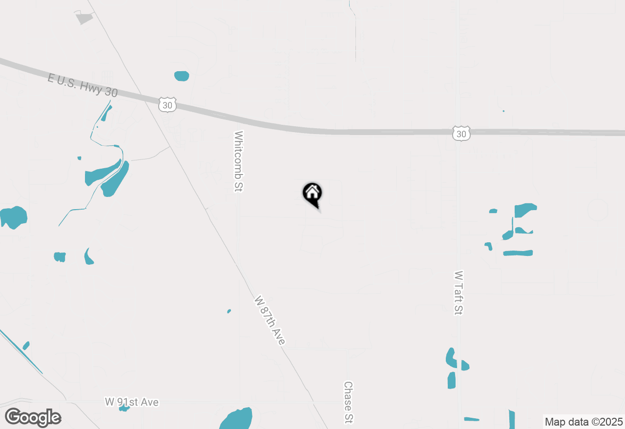 Map of 3046 W 84th Place, Merrillville, IN 46410