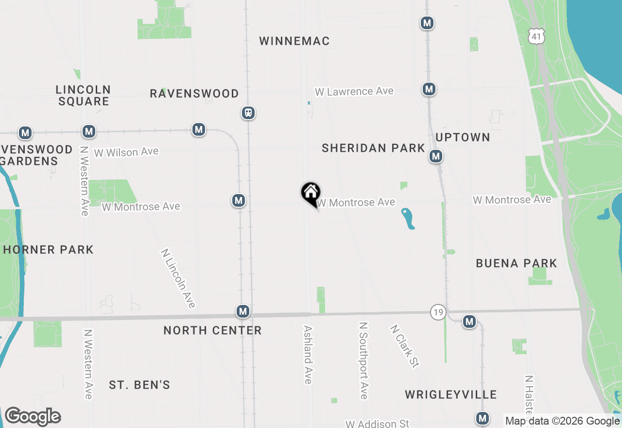 Map of 4335 N Ashland Avenue #2, Chicago, IL 60657