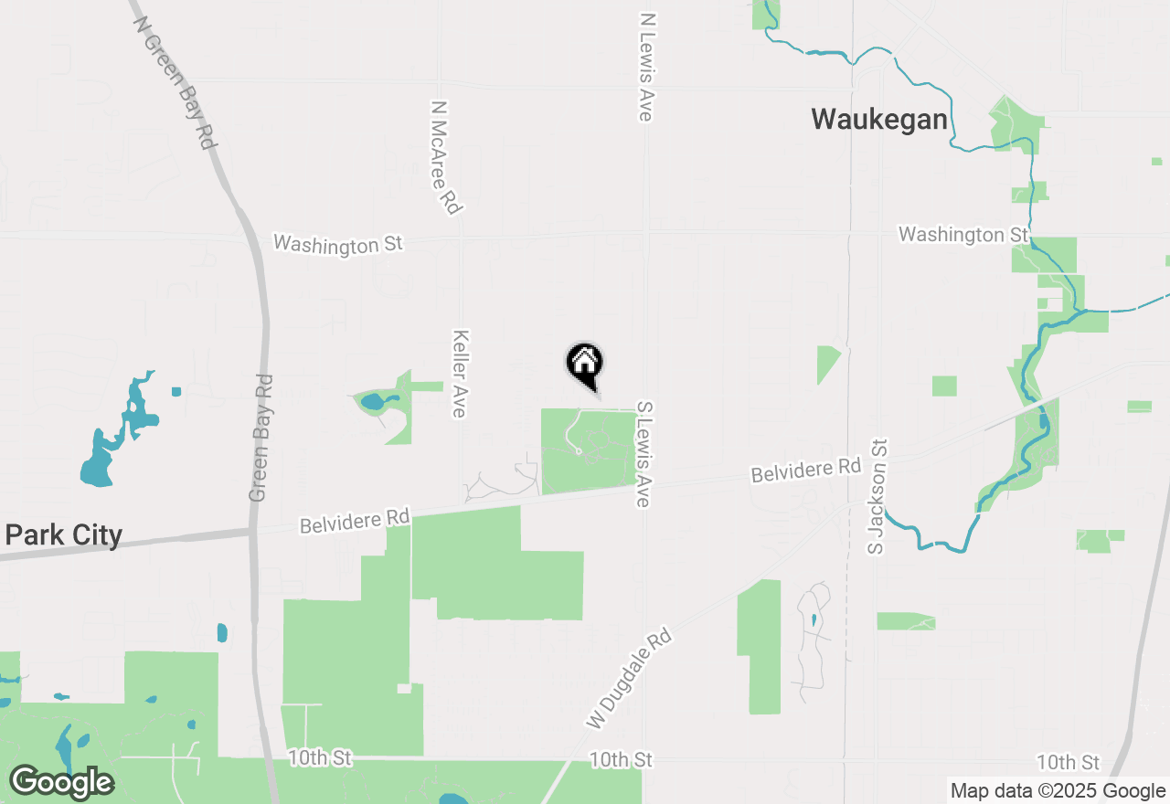 Map of 2029 Lloyd Avenue, Waukegan, IL 60085