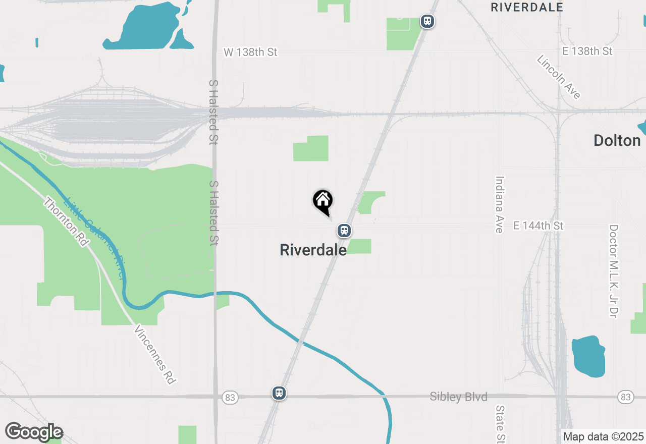 Map of 409 W 144th Street #3, Riverdale, IL 60827