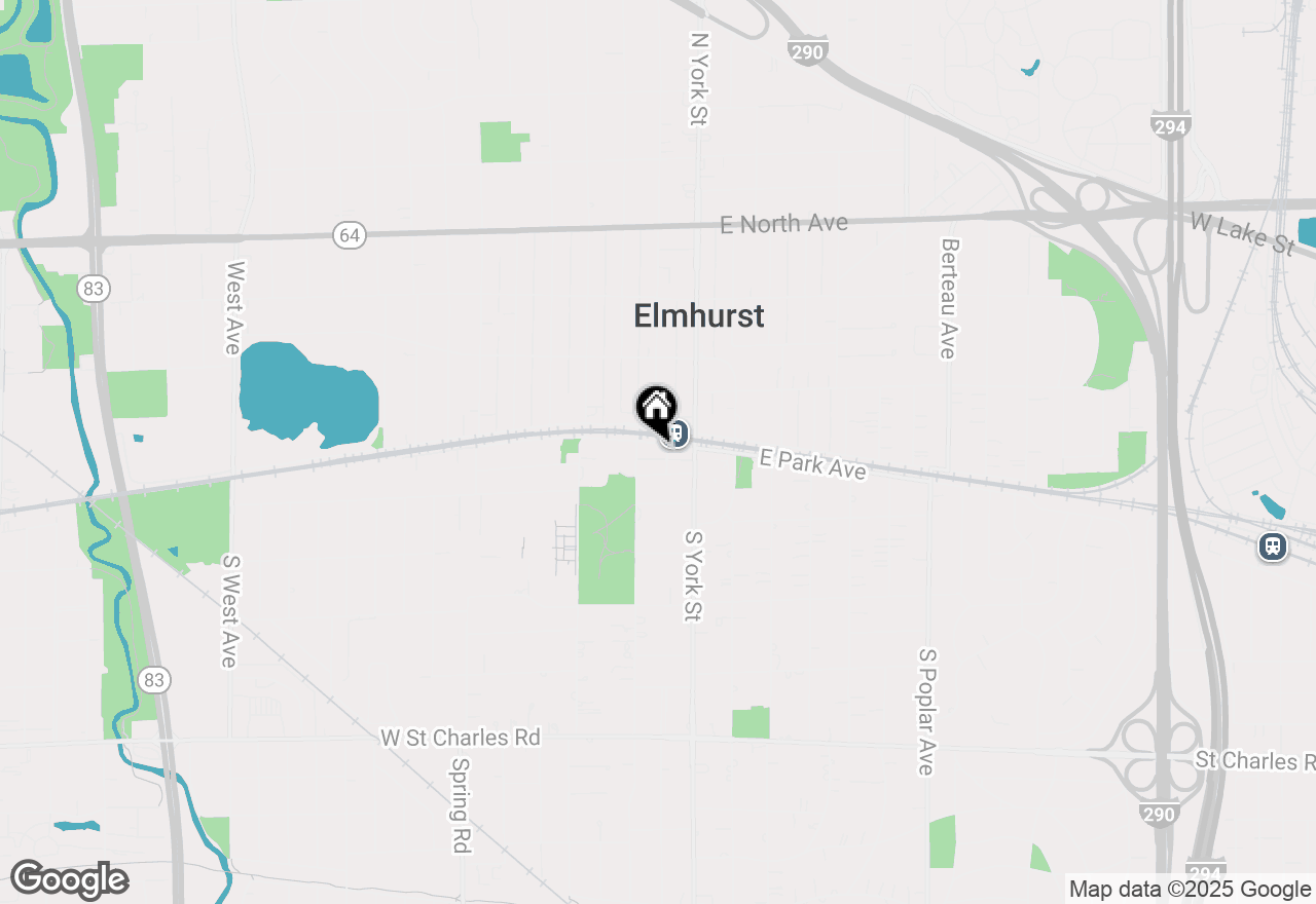 Map of 130 W Park Avenue, Elmhurst, IL 60126
