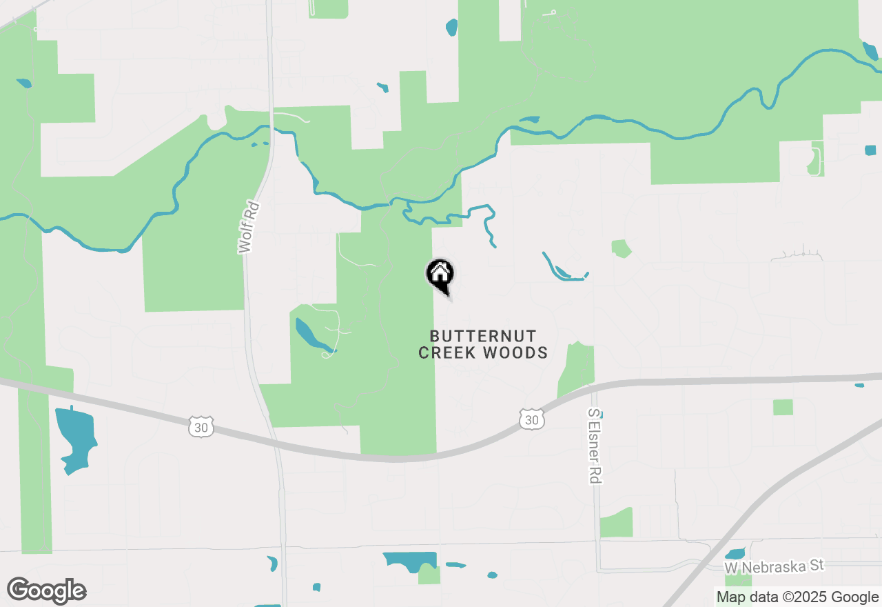 Map of 1018 S Butternut Circle, Frankfort, IL 60423