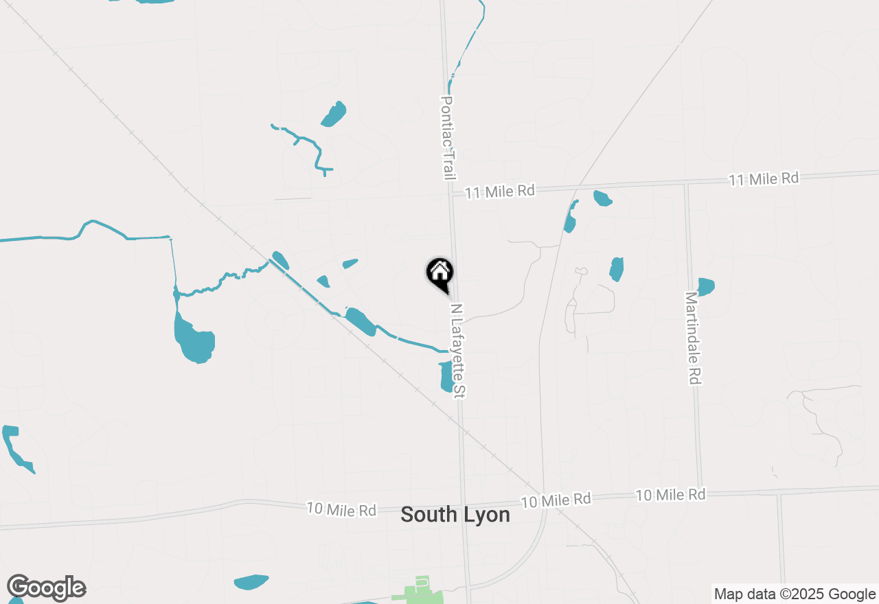 Map of 25208 Franklin Terrace #4, South Lyon, MI 48178