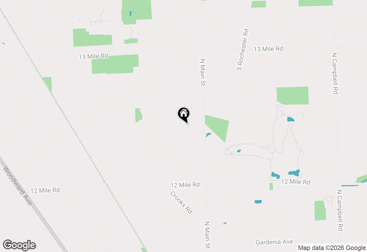 Map of 322 Potawatomi Boulevard, Royal Oak, MI 48073