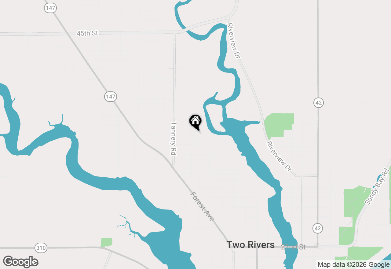 Map of 2015 34th St, Two Rivers, WI 54241