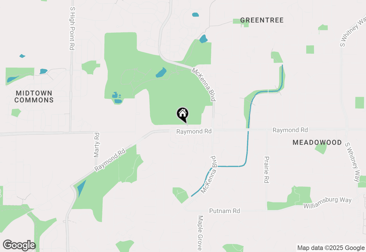 Map of 3 Deer Point Trail, Madison, WI 53719