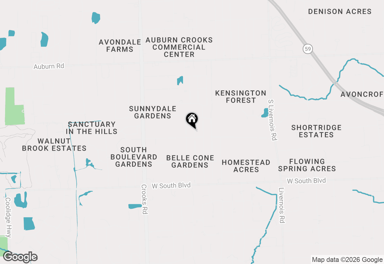 Map of 3566 Samuel Avenue, Rochester Hills, MI 48309