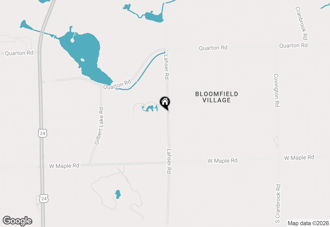 Map of 6030 Lahser Road, Bloomfield, MI 48301