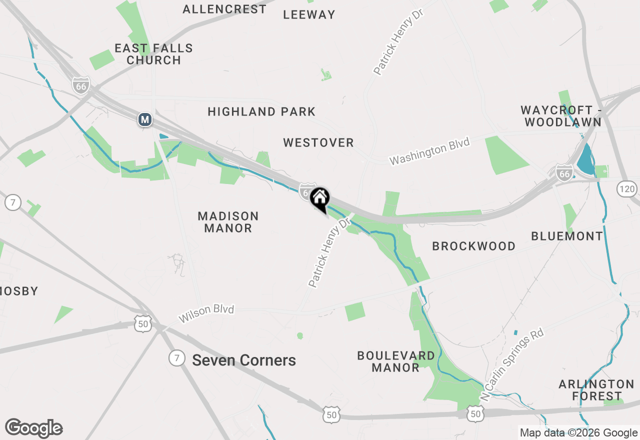 Map of 5948 10th Road N, Arlington, VA 22205