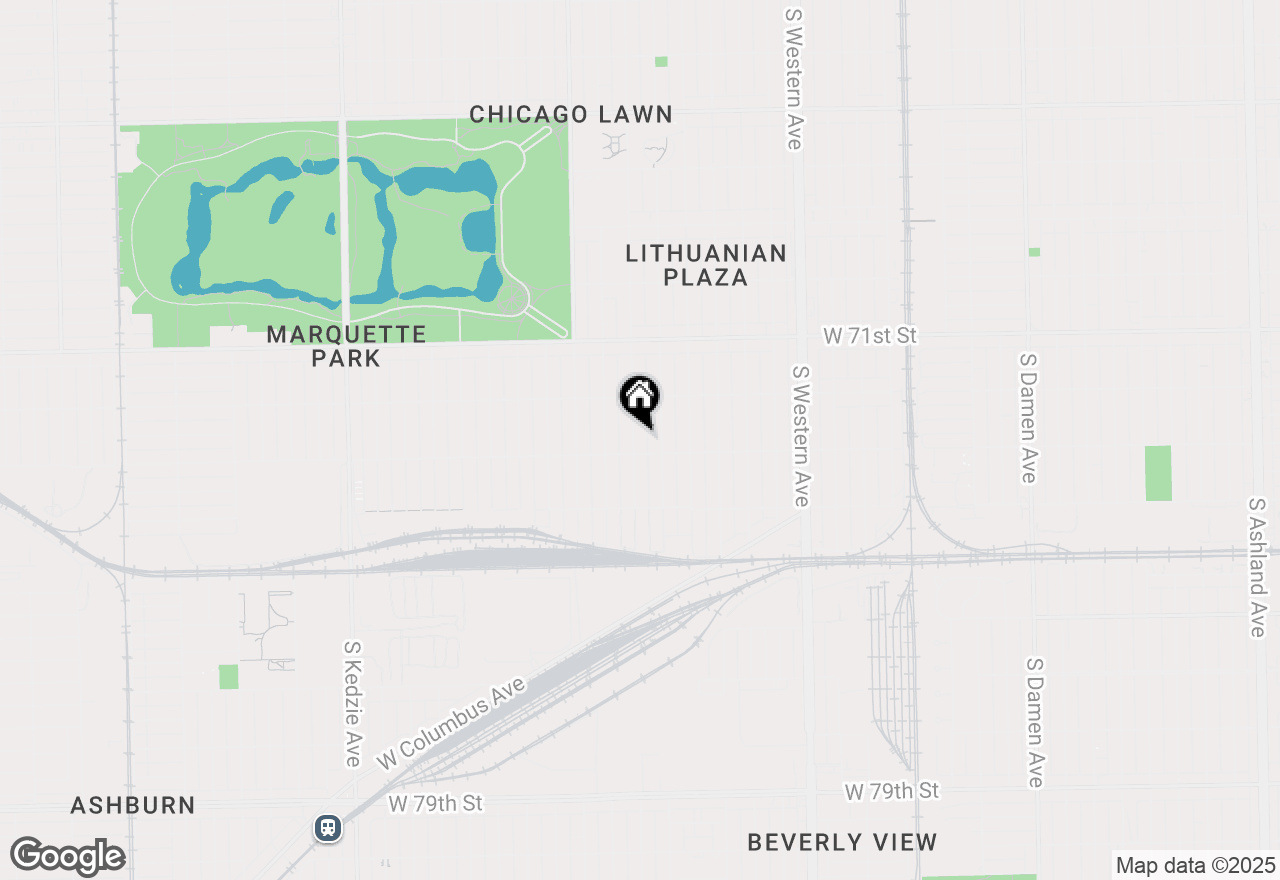 Map of 7245 S Washtenaw Avenue, Chicago, IL 60629