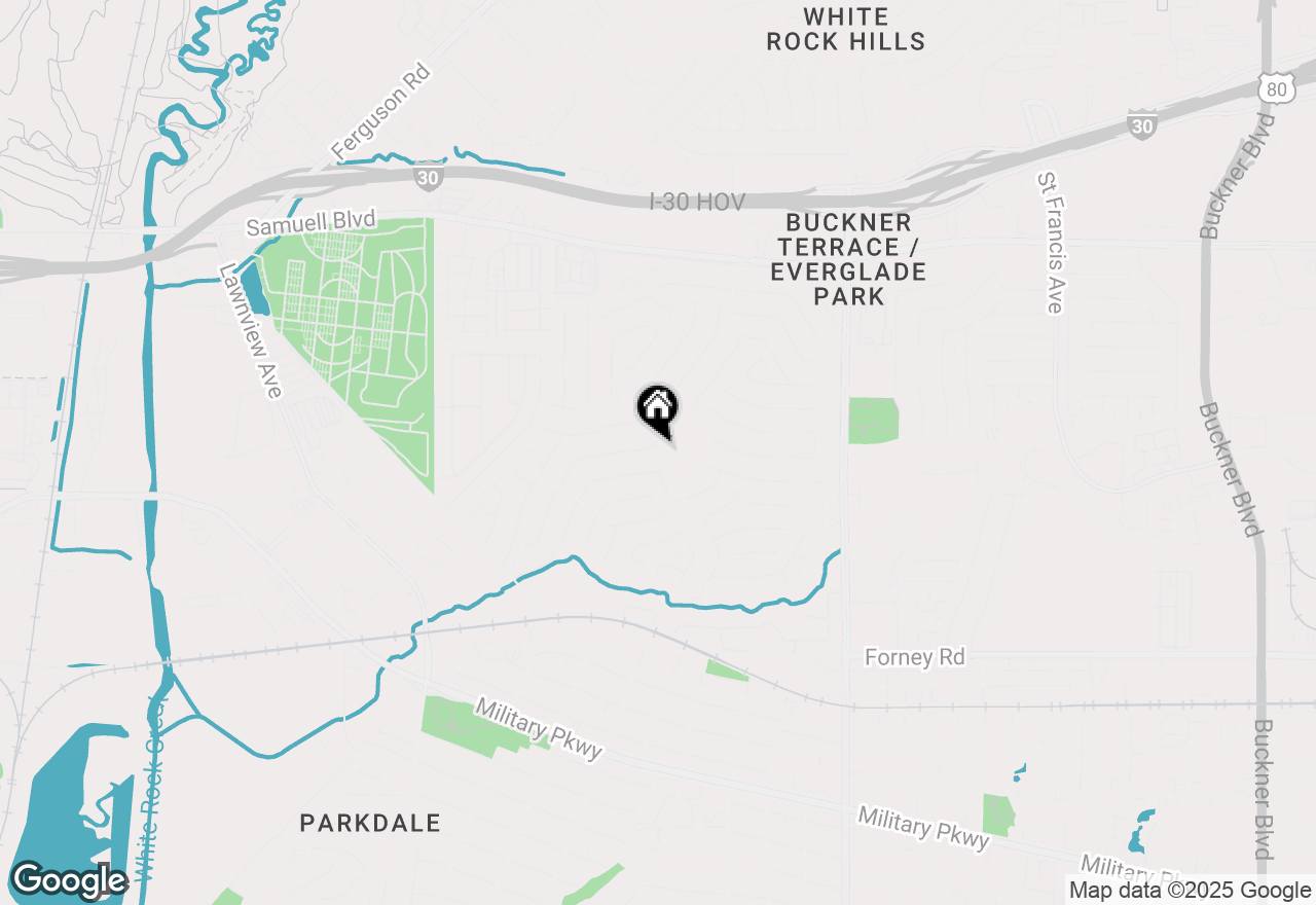 Map of 4945 Chilton Drive, Dallas, TX 75227